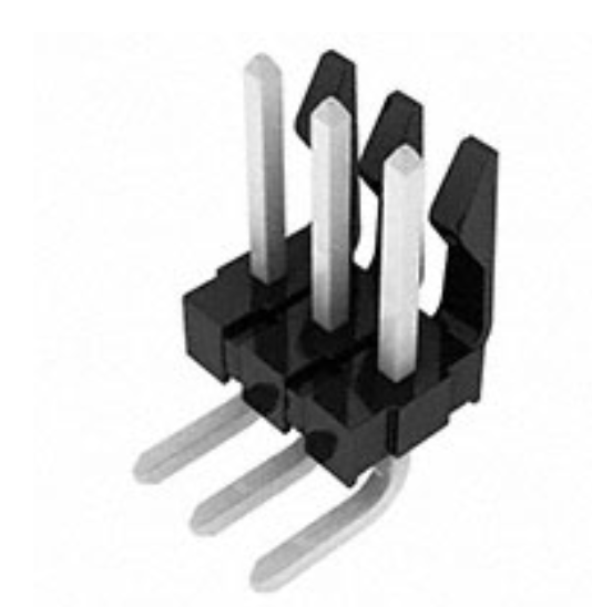 26-48-1036 Connector Header Through Hole, Right Angle 3 position 0.156"