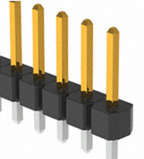 68000-227 Connector Header Through Hole 27 position 0.100" (2.54mm)