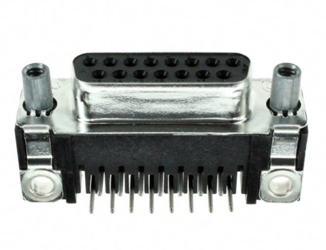 Pack of 2 5745782-6 Conn D-SUB RCPT 15POS R/A Female