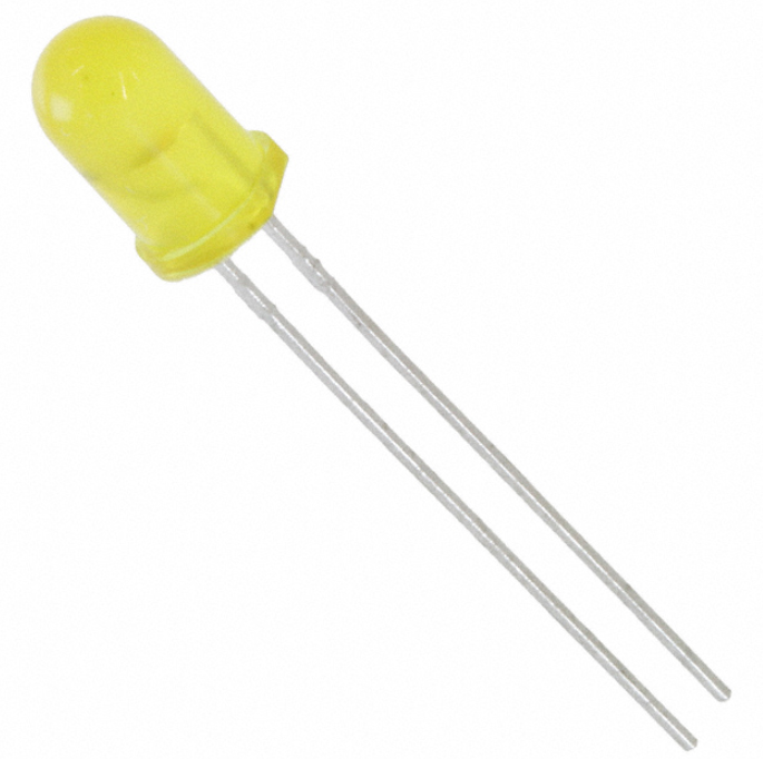 Pack of 10 333VYT/S142 LED GaAsP/GaP 5.0mm Round Type Lamps Yellow Radial
