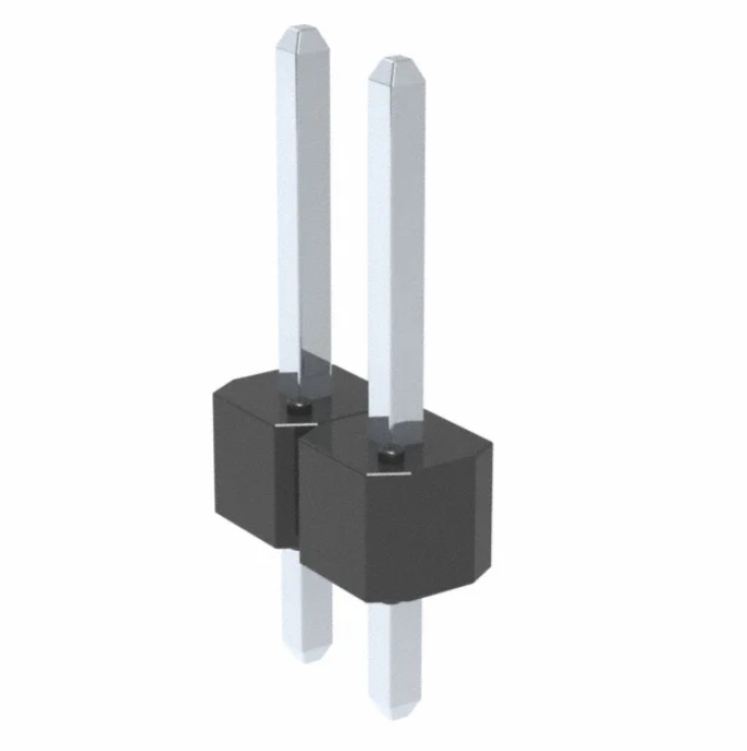 Pack of 30 68000-402HLF Connector Header Through Hole 2 position 2.54mm, RoHs