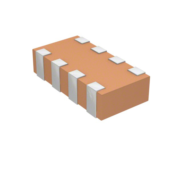 Pack of 10 CKCA43C0G1H101K Capacitor Array 100PF 50V NP0 1206