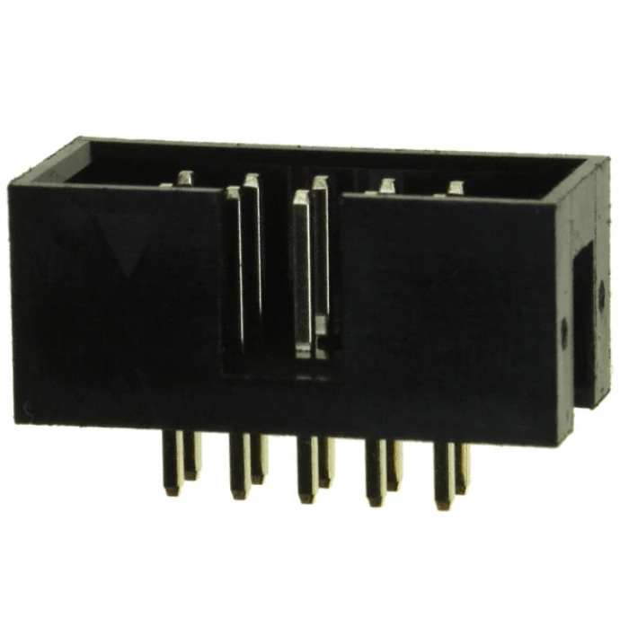 Pack of 4 SBH11-PBPC-D05-ST-BK Connector Header Vert 10 position 2.54mm, RoHs