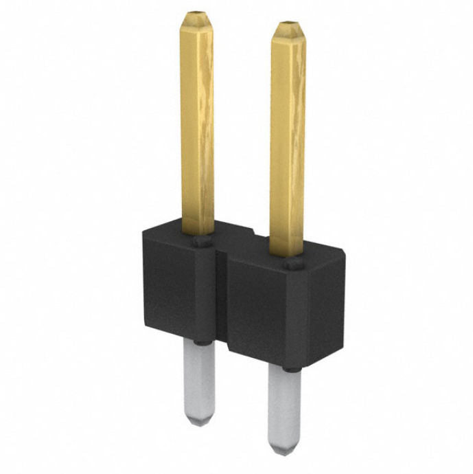 Pack of 40 77311-118-02LF Connector Header 2 position 2.54mm Through Hole, RoHs
