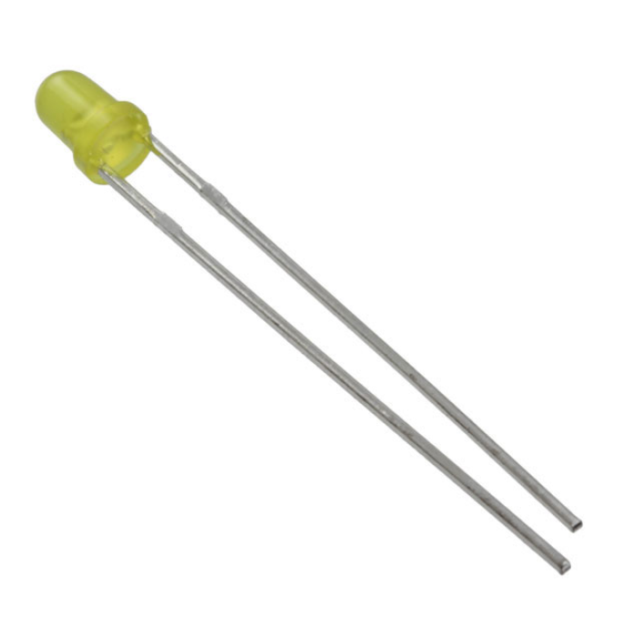 Pack of 10 333VYT/S142 Led 5.0mm Round Type Yellow Radial