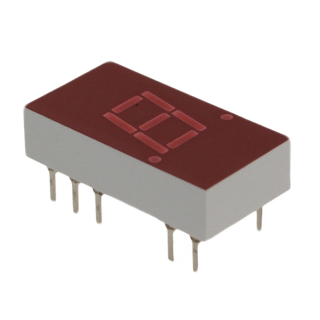 5082-7611  LED 7-SEG 7.6MM CA HE RED RHD 14DIP
