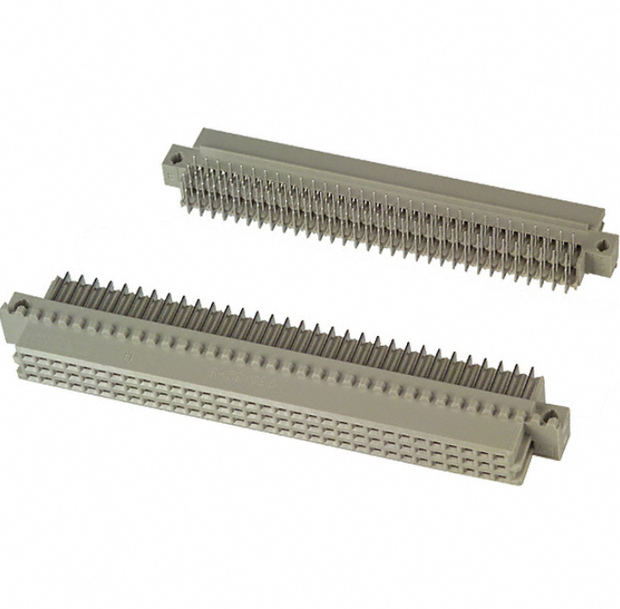 Pack of 2 5650461-4 Connector DIN Rcpt 96Pos RA Gold, RoHs