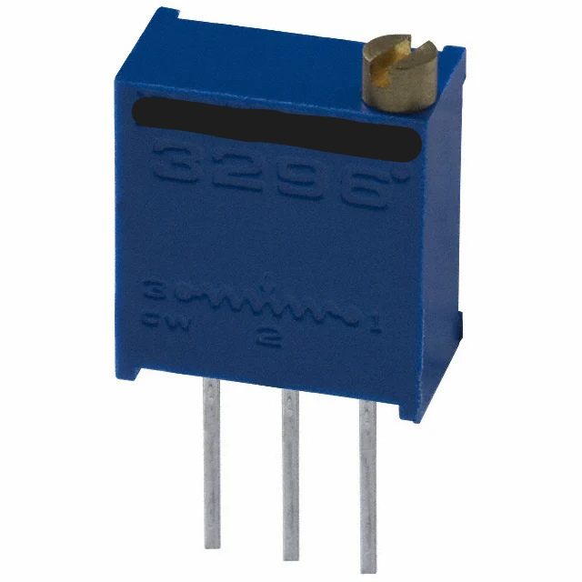 Pack of 4 3296W-1-103LF Trimmer 10K OHM 0.5W PC Pin Top, RoHs