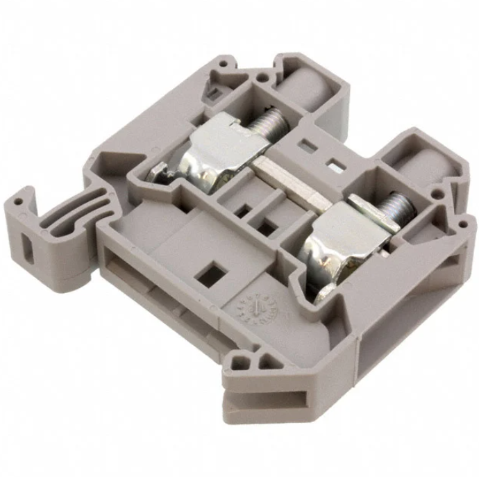 1492-W10 Conn Feed-Through Terminal Block 2 POS Screw ST Cable Mount 50A