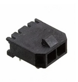 43650-0200 Connector Header Through Hole, Right Angle 2 position 0.118" (3.00mm)
