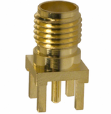 Pack of 2 132134 Connector SMA Jack STR 50OHM PCB, Rohs