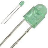 Pack of 10 SLR-37MC3F Green LED Indication - Discrete 2.1V Radial