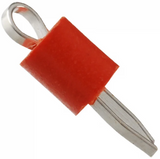 Pack of 10 5000 PC Test Point, Miniature Phosphor Bronze Red, Rohs