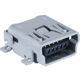 Pack of 4 1734035-2 Connector Receptacle USB2.0 Mini B Surface Mount R/A, Rohs