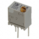 64WR5K Trimmer 5K OHM 0.25W PC Pins Through Hole