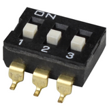 Pack of 4 DS04-254-1-03BK-SMT Switch Slide Dip 0.025A 24V , Rohs