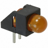 HLMP-3650-C00B2 LED CBI 5MM Yellow RA Through Hole