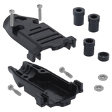 748678-1 Connector Backshell 9POS 180DEG Black , Rohs