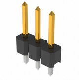 Pack of 5 2303-6111-TG Connector Header Through Hole 3 position 0.100" (2.54mm), Rohs