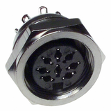 SD-80LS CONN RCPT Female DIN 8P SOLDER