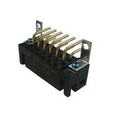 PLB12M4B0A1 Connector 12 Header, Male Pins Through Hole, Right Angle Blue Power