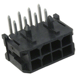 Pack of 4 0430450801 Connector Header Through Hole, Right Angle 8 position 0.118" (3.00mm), Rohs