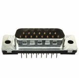 747872-4 Connector D-Sub 15 Position VERT SLDR