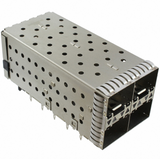 2007637-5 CONN SFP+ RCPT W/CAGE 2X2 80P RA
