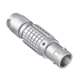 FGG.0B.302.CLAZ CONN Plug Male 2P Gold SLDR Cup, RoHs