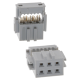 71600-106LF CONN RCPT 6POS IDC 28-30AWG Gold, RoHs