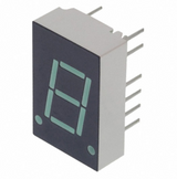 HDSP-4600 Display Module 7SEG 0.43" SGL GRN 14DIP