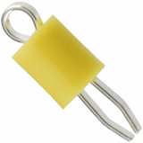 Pack of 8 5004 Yellow PC Test Point, Miniature Phosphor Bronze Silver Plating Through Hole Mounting Type, RoHs