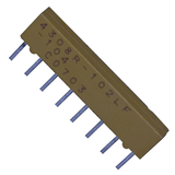 4308R-102-331 Resistor Networks & Array 4 RES 330 OHM 8SIP