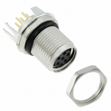 1456132 Circular Connector Receptacle Female 6 Position Solder , SACC-DSI-M8FS-6CON-M10-L180 SH