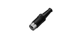 05GM5M Circular Connector Plug, Male Pins Solder 5 Position