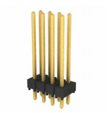 Pack of 4 TSW-104-17-G-D Connector Header Through Hole 8 position 0.100" (2.54mm)