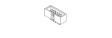 87834-0411 Connector Header Through Hole 4 position 2.54mm , 0878340411