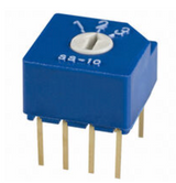 Pack of 2 SS-10-23NPE Dip Switch DP3T 3 Position Through Hole Rotary for Tool Actuator 100mA 5VDC