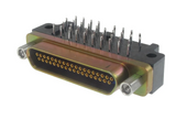 M83513/13-C01NW Connector Micro-D Plug 21 Position R/A SLDR
