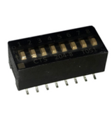Pack of 5 204-8ST Dip Switch SPST 8 Position Surface Mount Slide (Standard) Actuator 50mA 24VDC