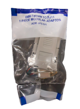 ADM-9F6-GR Modular Adapter DB9 Female to RJ-11