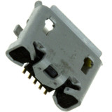 Pack of 7   ZX62-B-5PA(11)   Connector USB - micro B USB 2.0 Receptacle 5 Position Surface Mount, Right Angle