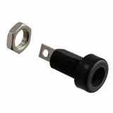 108-0903-001 Connector Banana Jack Solder Tabs Black
