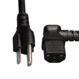 P006-006-13RA Power Cord Black 6.00' (1.83m) NEMA 5-15P To IEC 320-C13, Right Angle SJT