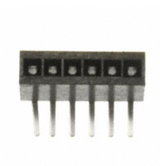Pack of 10 LPPB061NGCN-RC Connector 6 Position Header 0.050" (1.27mm) Through Hole, Right Angle Gold