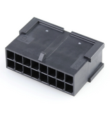 Pack of 4 43020-1601 Connector 16 Position Rectangular Housing Plug Black 0.118" (3.00mm)