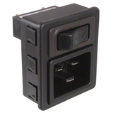6136.0138.0210 Power Entry Connector Receptacle IEC320-C20 PNL
