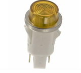 1051QC3 Neon Panel Indicator Amber 208V ~ 250V Quick Connect - 0.187" (4.7mm) 1051QC3-IDI