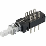 F2UEE Switch Pushbutton DPDT 0.5A 125V