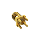 1470510-1 SMA Connector Jack, Female Socket 50 Ohms Through Hole Solder
